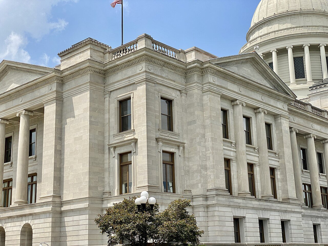The Arkansas State Capitol in Little Rock