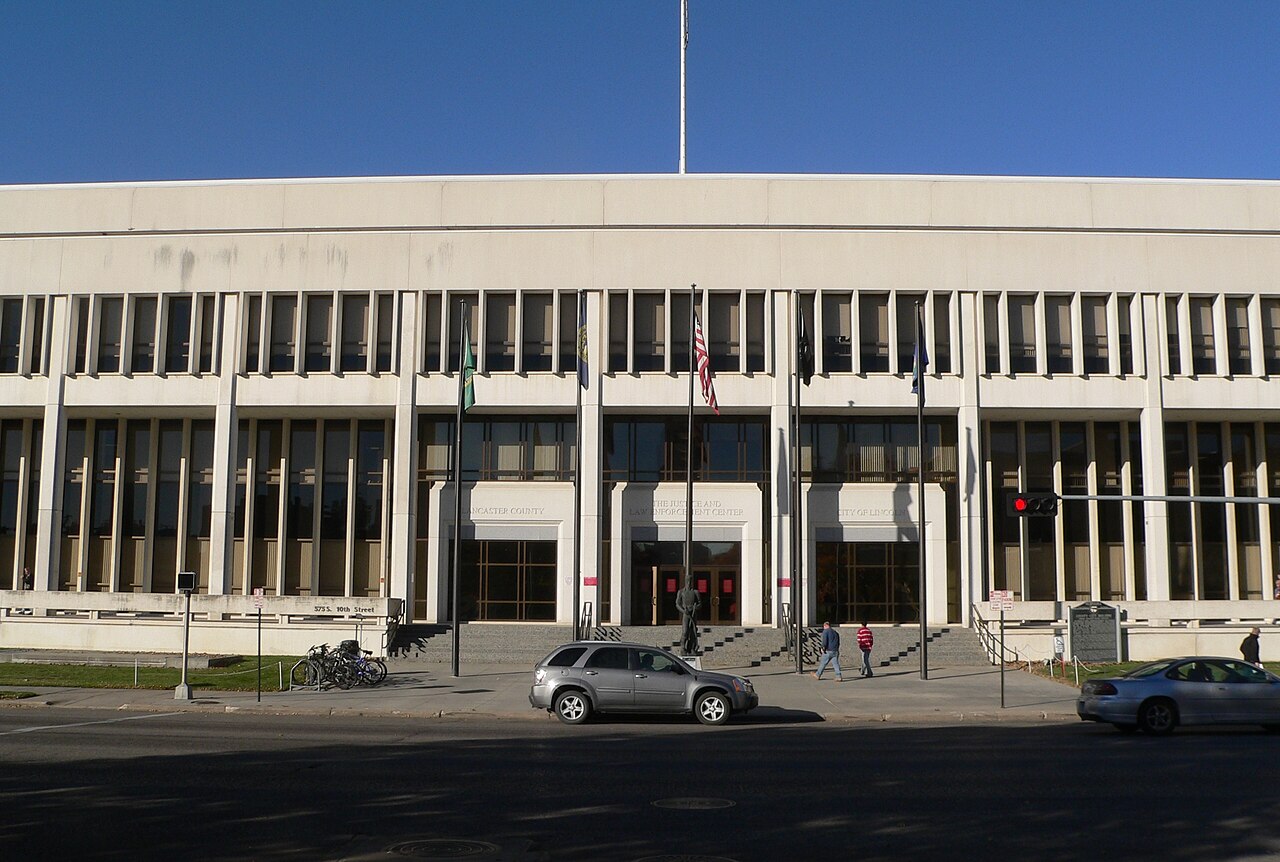 The Lancaster County courthouse in Lincoln, Nebraska