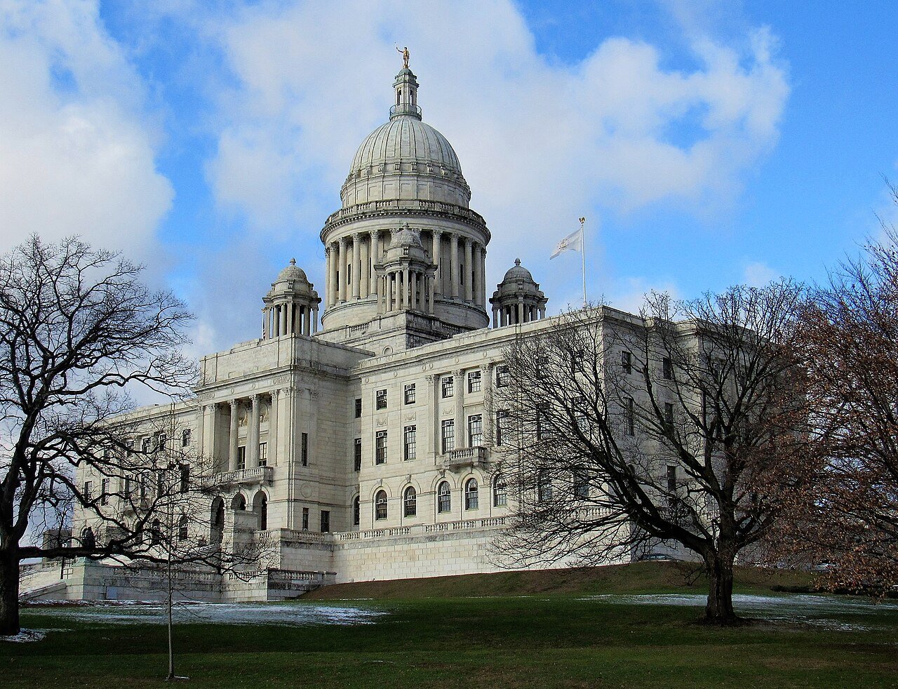 The Rhode Island State House in Providence