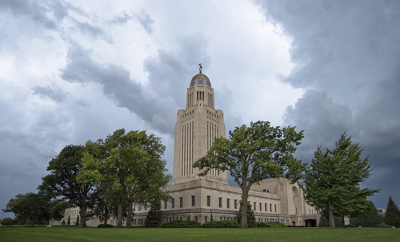 The Nebraska State Capitol in Lincoln