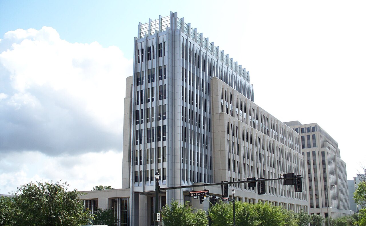 The Bienville Building in Baton Rouge, headquarters of the Louisiana Department of Health
