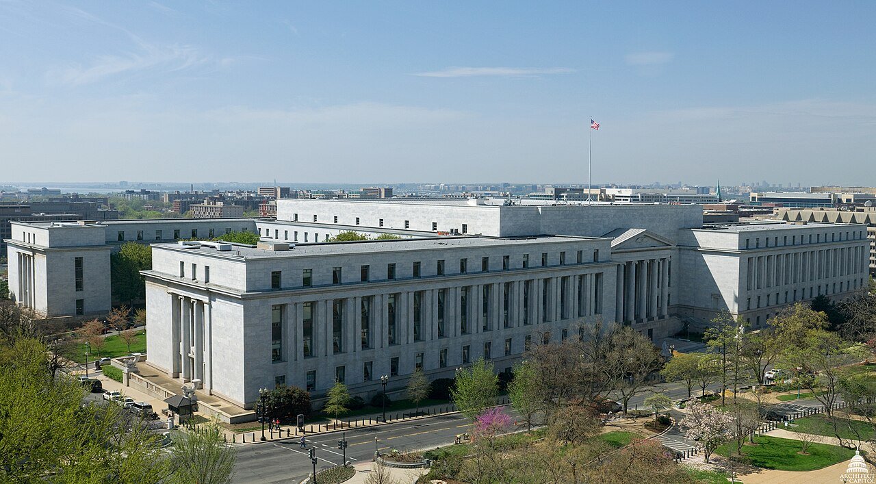 The Rayburn House Office Building on Capitol Hill in Washington, D.C.
