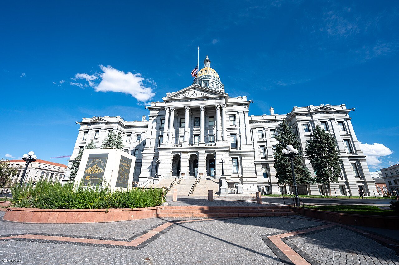 The Colorado State Capitol in Denver