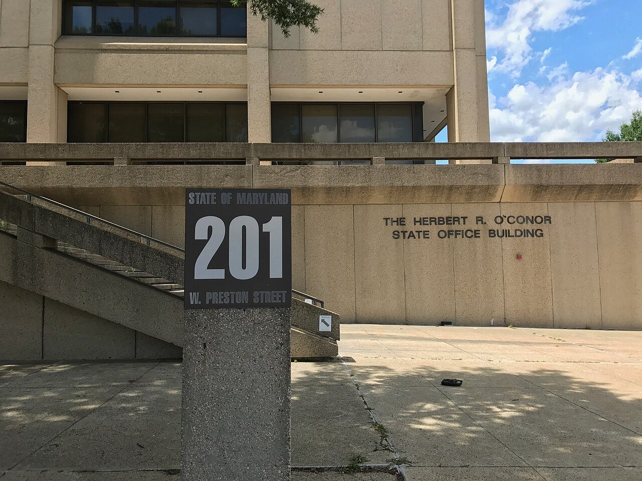 The Herbert R. O'Conor State Office Building at 201 W. Preston Street in Baltimore