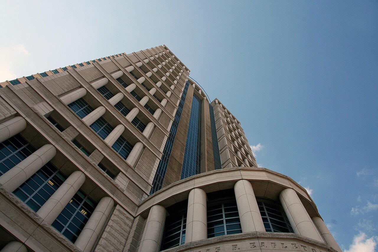 The Thomas F. Eagleton U.S. Courthouse in St. Louis, Missouri