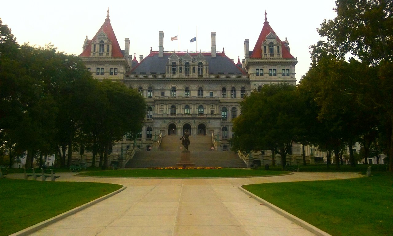 The New York State Capitol in Albany