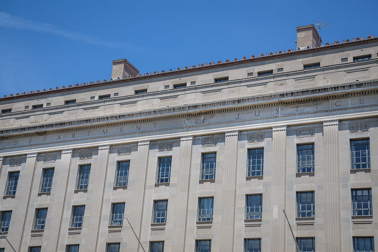 The Robert F. Kennedy Department of Justice Building in Washington, D.C.