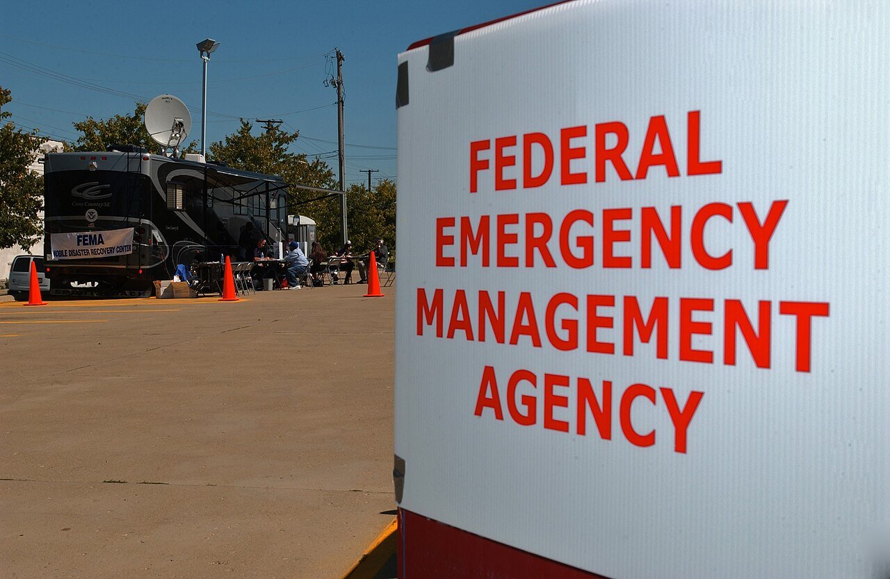 A FEMA Mobile Disaster Recovery Center parked outdoors in Ohio