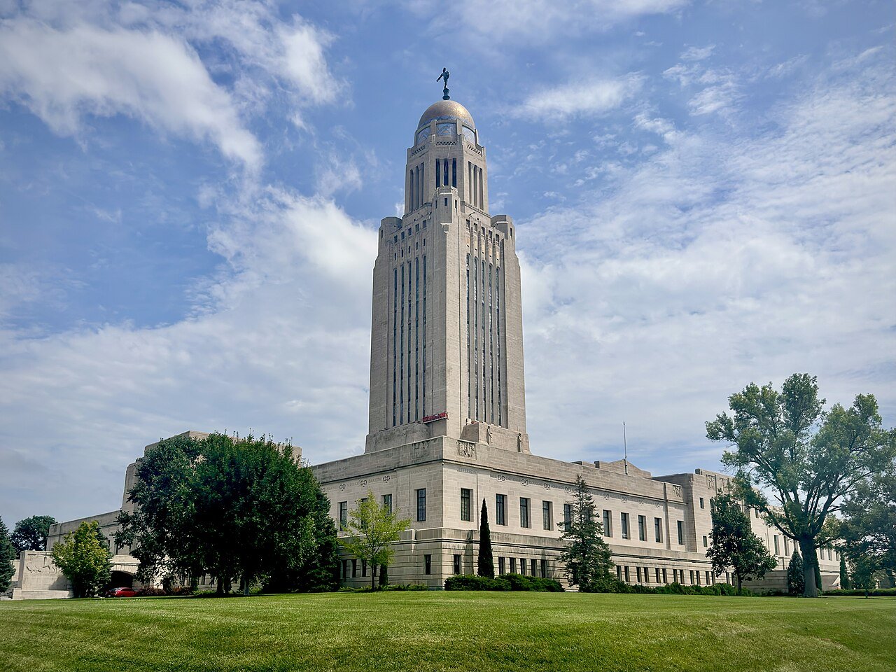 The Nebraska State Capitol in Lincoln