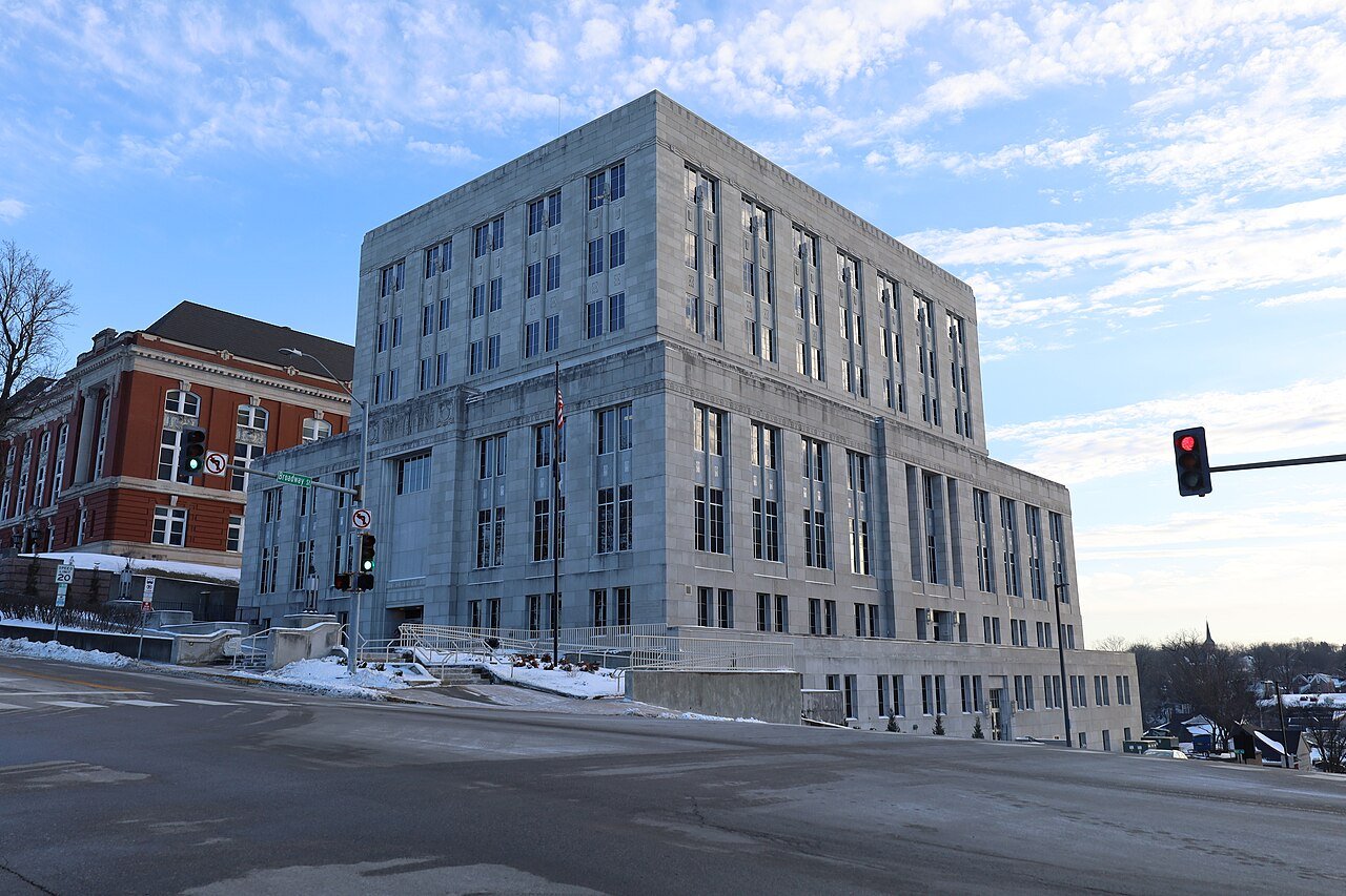 The Broadway State Office Building in Jefferson City, Missouri
